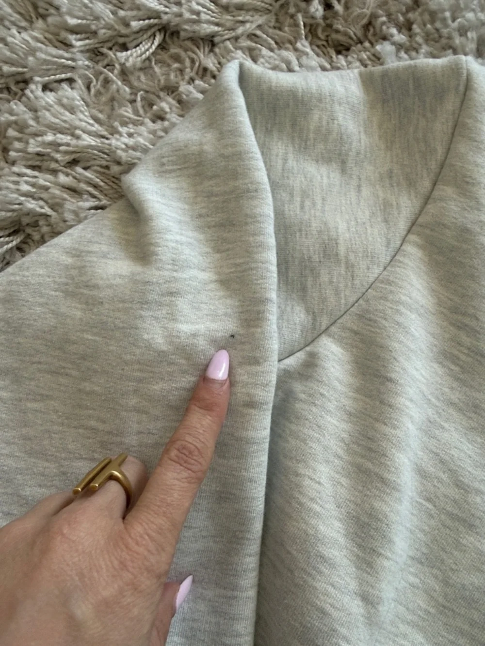 Original Favorites Crewneck Sweatshirt in Light Heather Gray - Picture 5 of 9